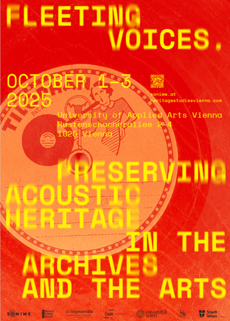 Fleeting Voices. Preserving Acoustic Heritage in the Archives and the Arts Experimental conference
